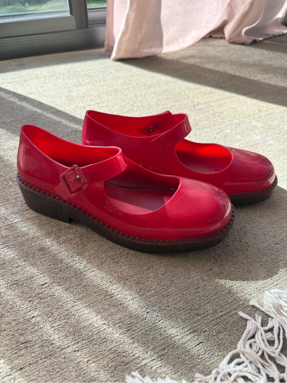 Melissa Mary Jane Shoes with Buckle Strap